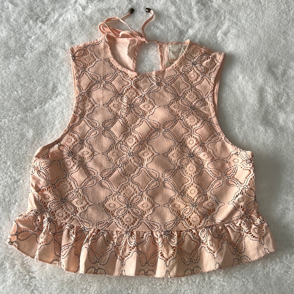 NWT Urban Outfitters Pink Sleeveless Shirt size XS